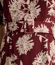 Floral Necktie Nadine Dress Zoom