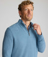 Cotton Quarter-Zip Sweater