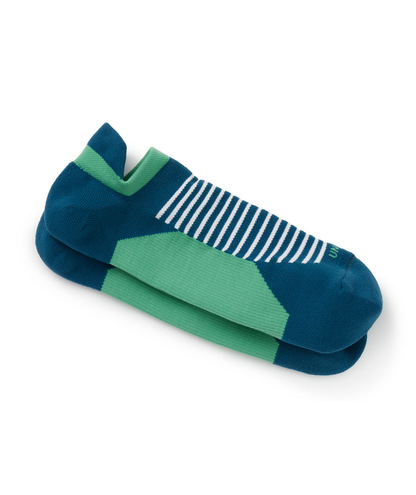 UNTUCKit no show socks in teal. 