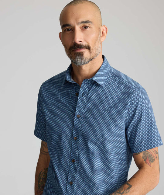 Vintage Wash Short-Sleeve Normand Shirt