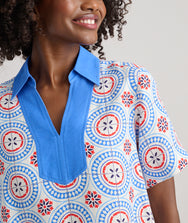 Linen Blend Paola Tunic Dress Zoom