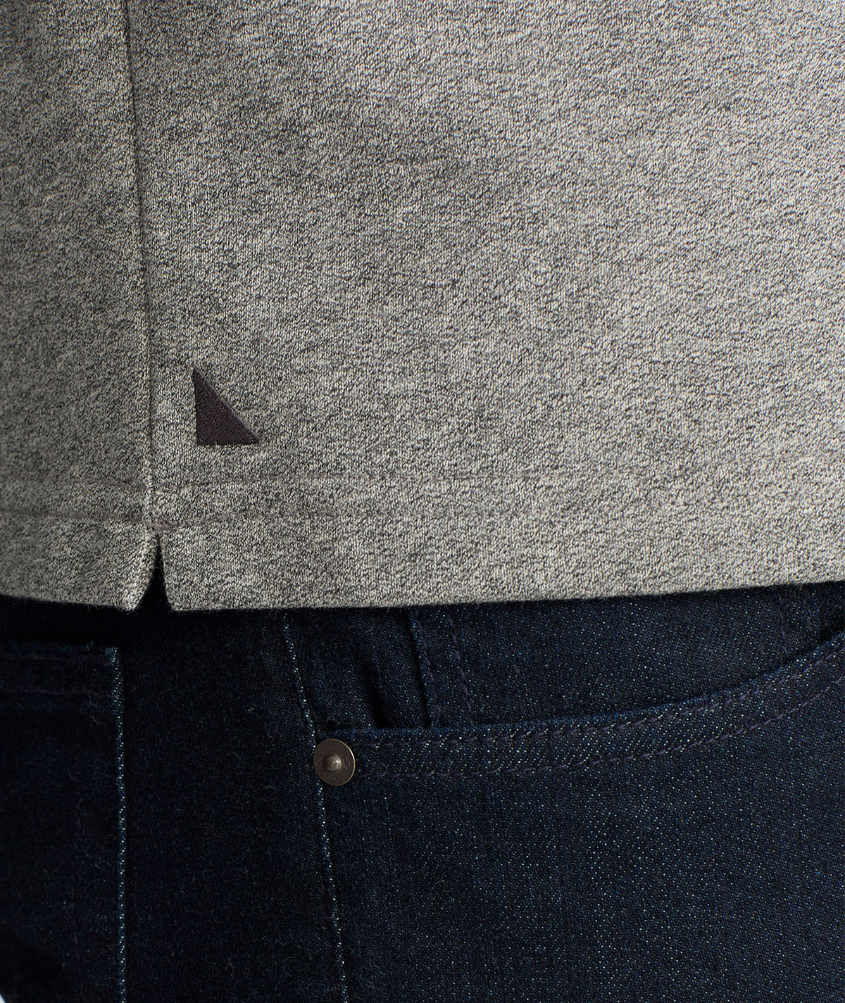 Snap Fleece Pullover Gray | UNTUCKit