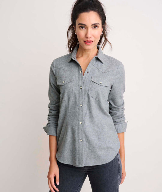Brushed Cotton Western Paula Shirt