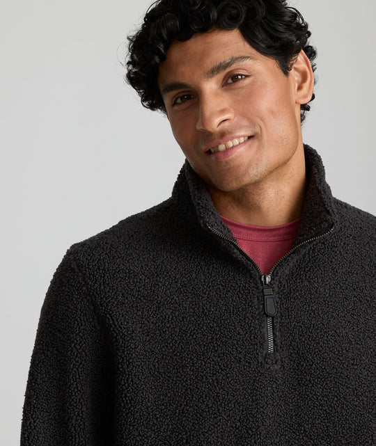 Sherpa Quarter-Zip Sweater - FINAL SALE