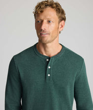 Textured Henley Zoom