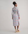 Model is wearing UNTUCKit Peyton dress.
