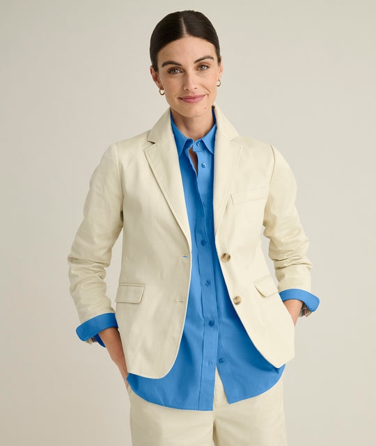Stretch Twill Piper Blazer