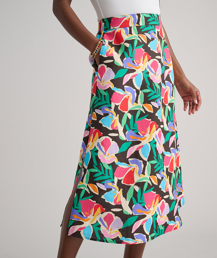 Linen Blend Pippa Skirt