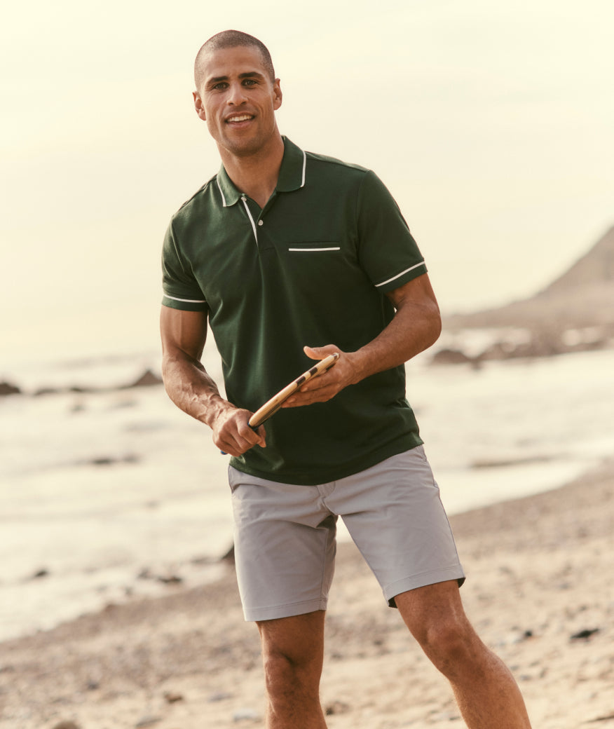 Untuckit polo top