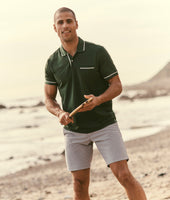Tipped No Sweat Polo 6