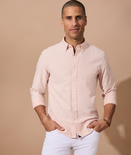 Contrast-collar mini-check shirt Modern fit, Le 31, Shop Men's  Semi-Tailored Dress Shirts