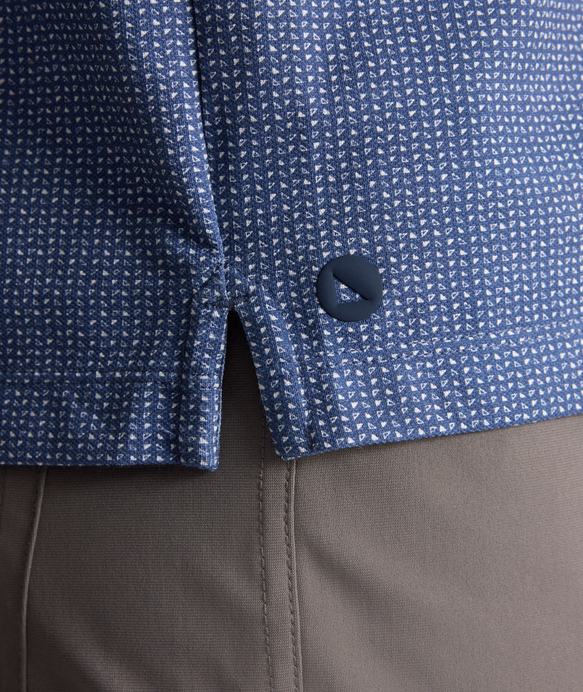 Model is wearing UNTUCKit CottonTek™ Polo. 
