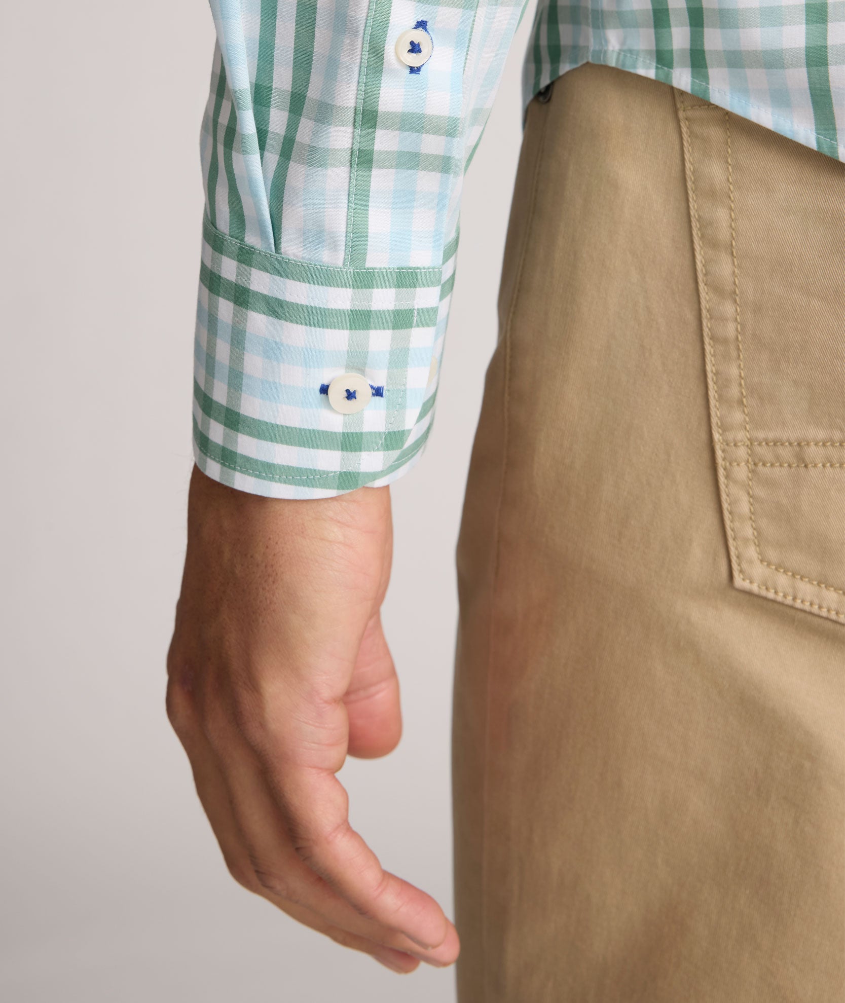 green dress shirt blue pants Mizzen + Main Hunter Green Straton Houndstooth Trim Dress Shirt –  Taelor.Style
