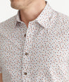 Cotton Stretch Short-Sleeve Dot Shirt - FINAL SALE