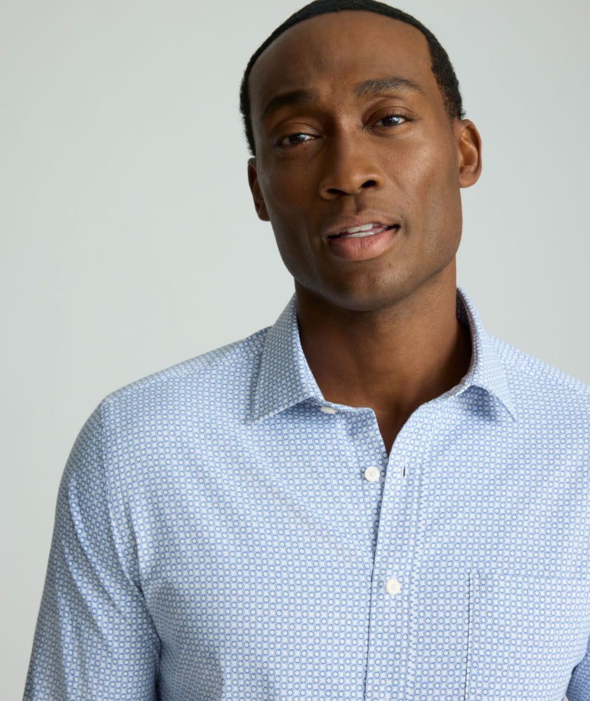 blu dress shirts Wrinkle-Free Dress Shirt