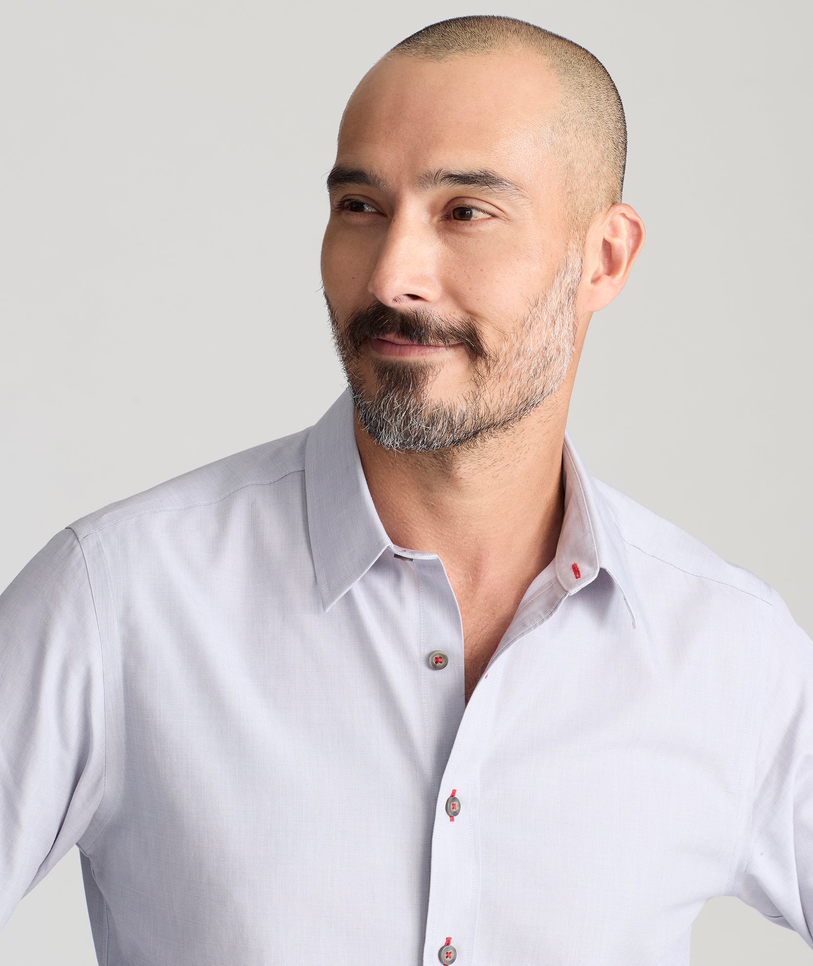UNTUCKit Wrinkle-Free Rubican Shirt (Grey) Men's Clothing