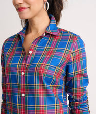 Cotton Plaid Sadie Shirt Zoom