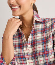 Cotton Plaid Sadie Shirt Zoom