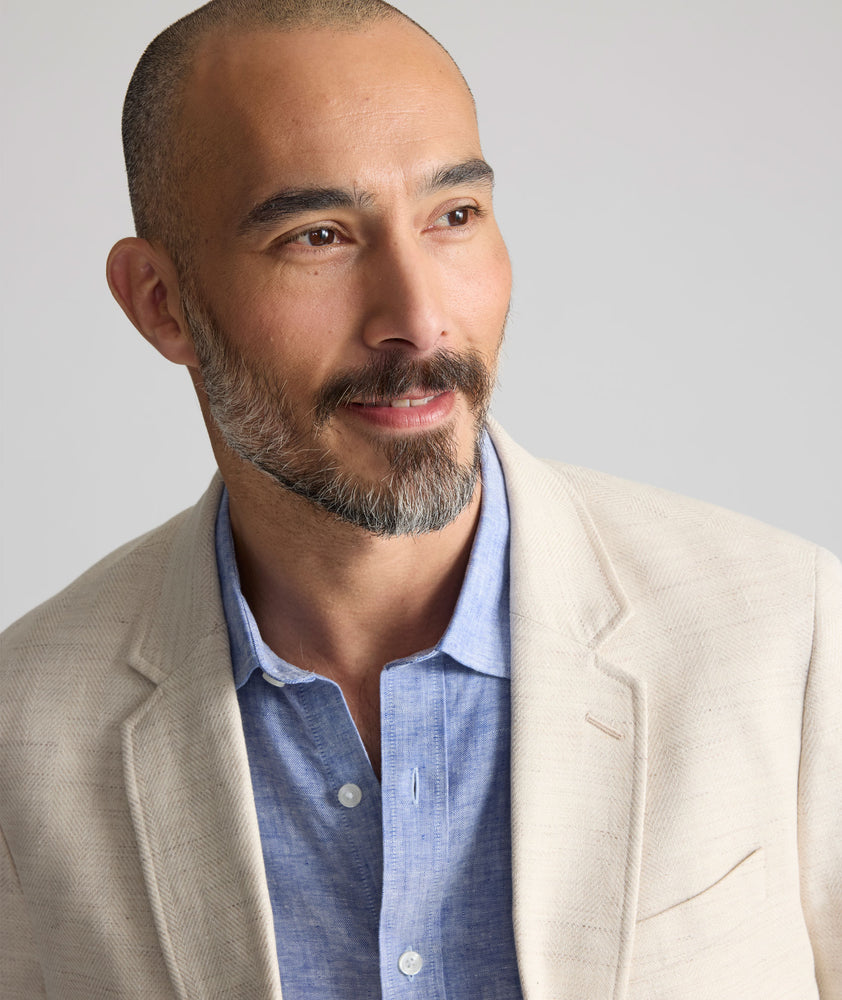 Linen-Cotton Sagefield Sport Coat