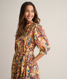 Stretch Cotton Savannah Belted Dress