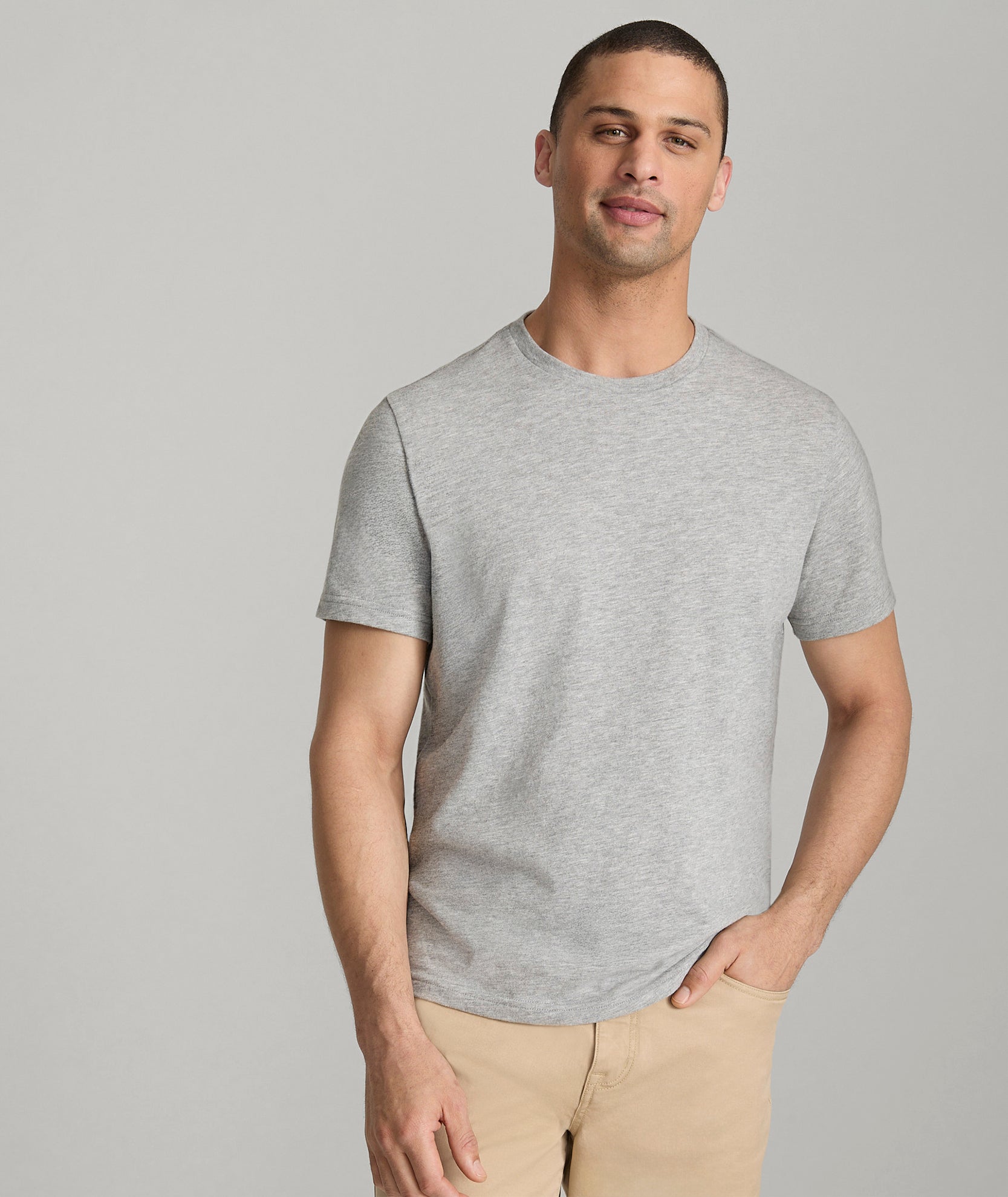 ★thisisneverthat★ Boing Tee Heather Grey TN251TTSST06HGR thisisneverthat Waffle Tee - Heather Grey - Men | thegoodlife.