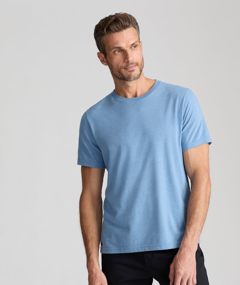 Ultrasoft Tee Soft Blue | UNTUCKit