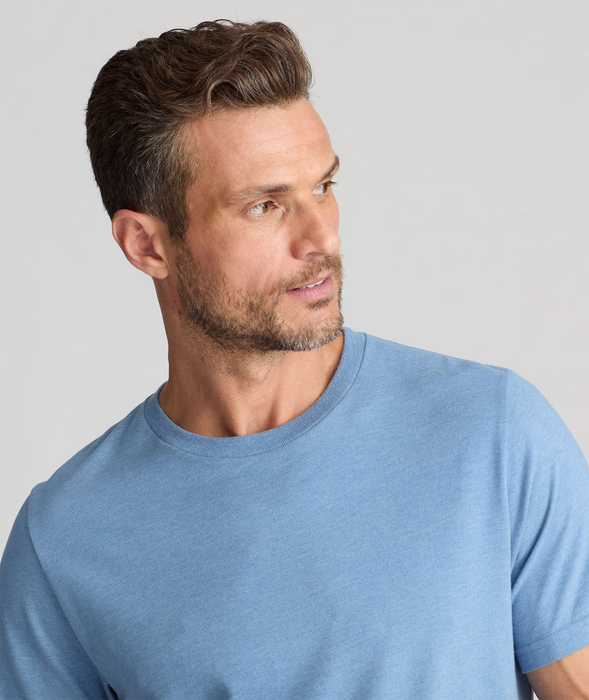 Ultrasoft Tee Soft Blue | UNTUCKit