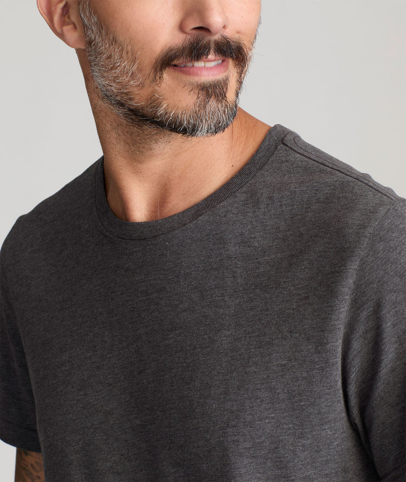 Ultrasoft Tee Charcoal | UNTUCKit