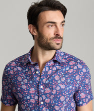 Linen Short-Sleeve Scott Shirt - FINAL SALE Zoom