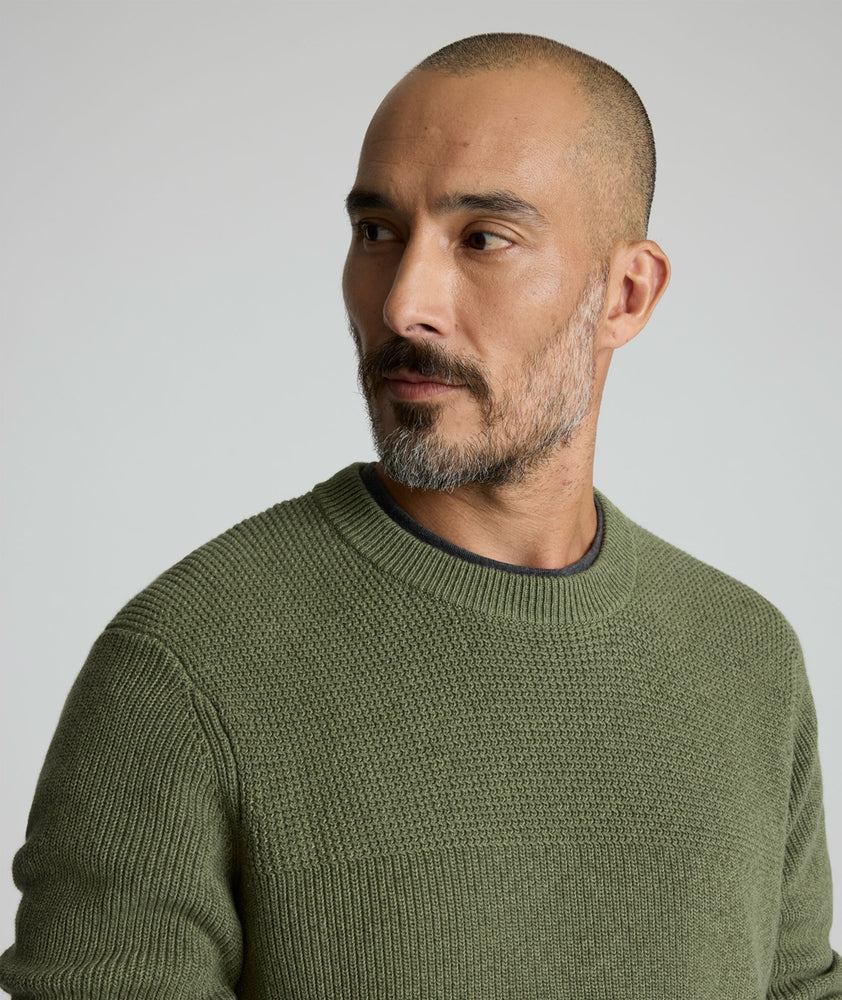 Ribbed Crewneck Sweater