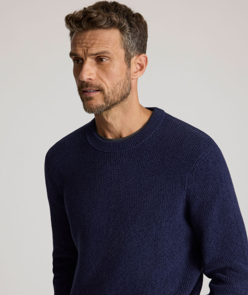 Ribbed Crewneck Sweater