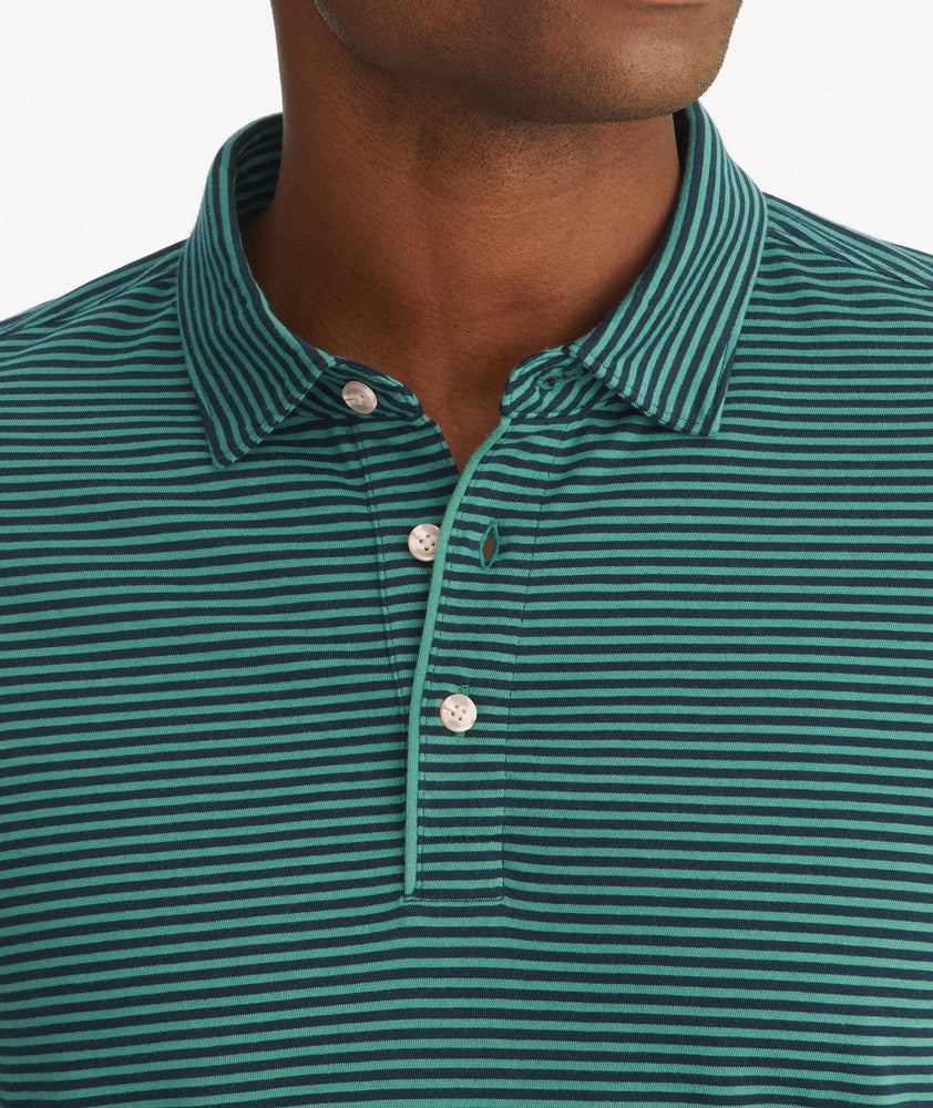 Pima Cotton Striped Polo - FINAL SALE