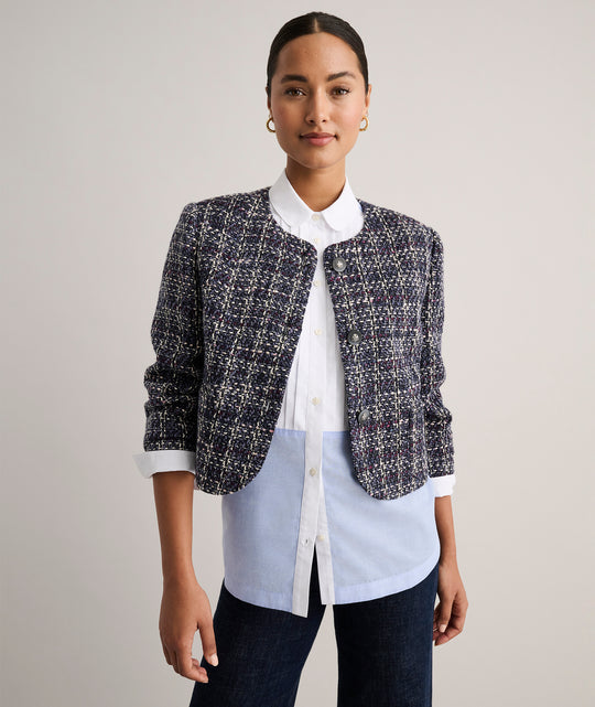 Tweed Cropped Shay Jacket