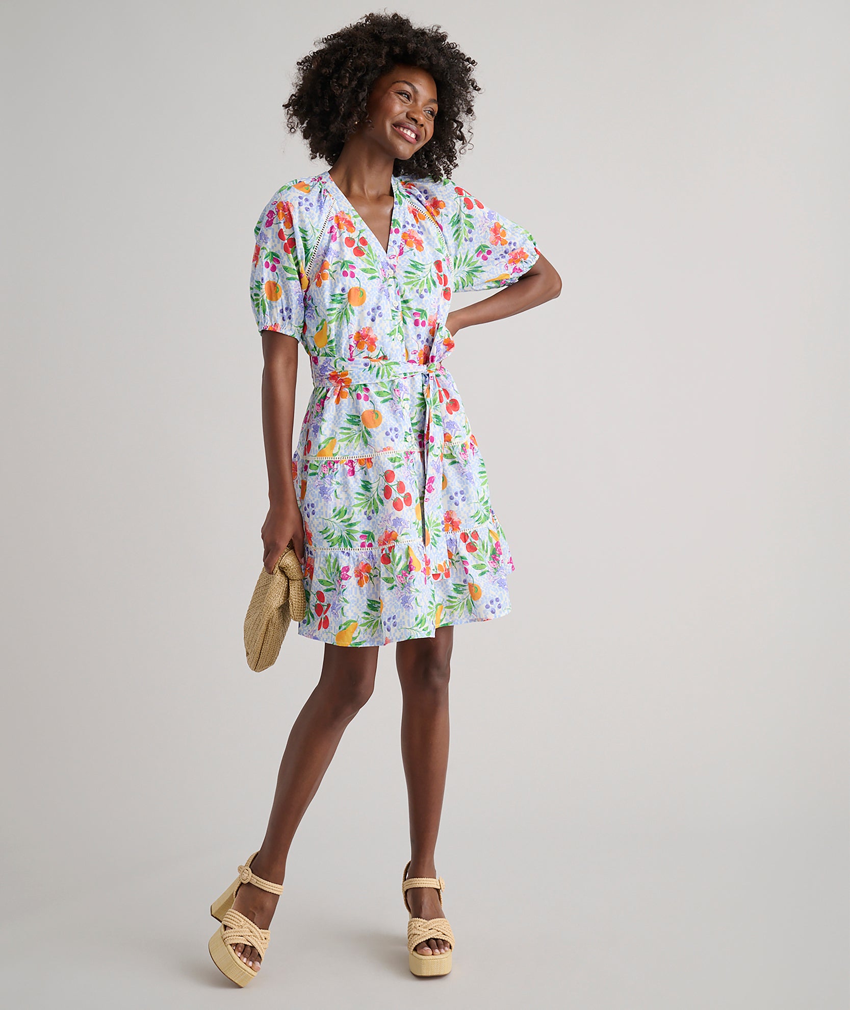 UNTUCKit Women's Cotton Short-Sleeve Sierra Dress