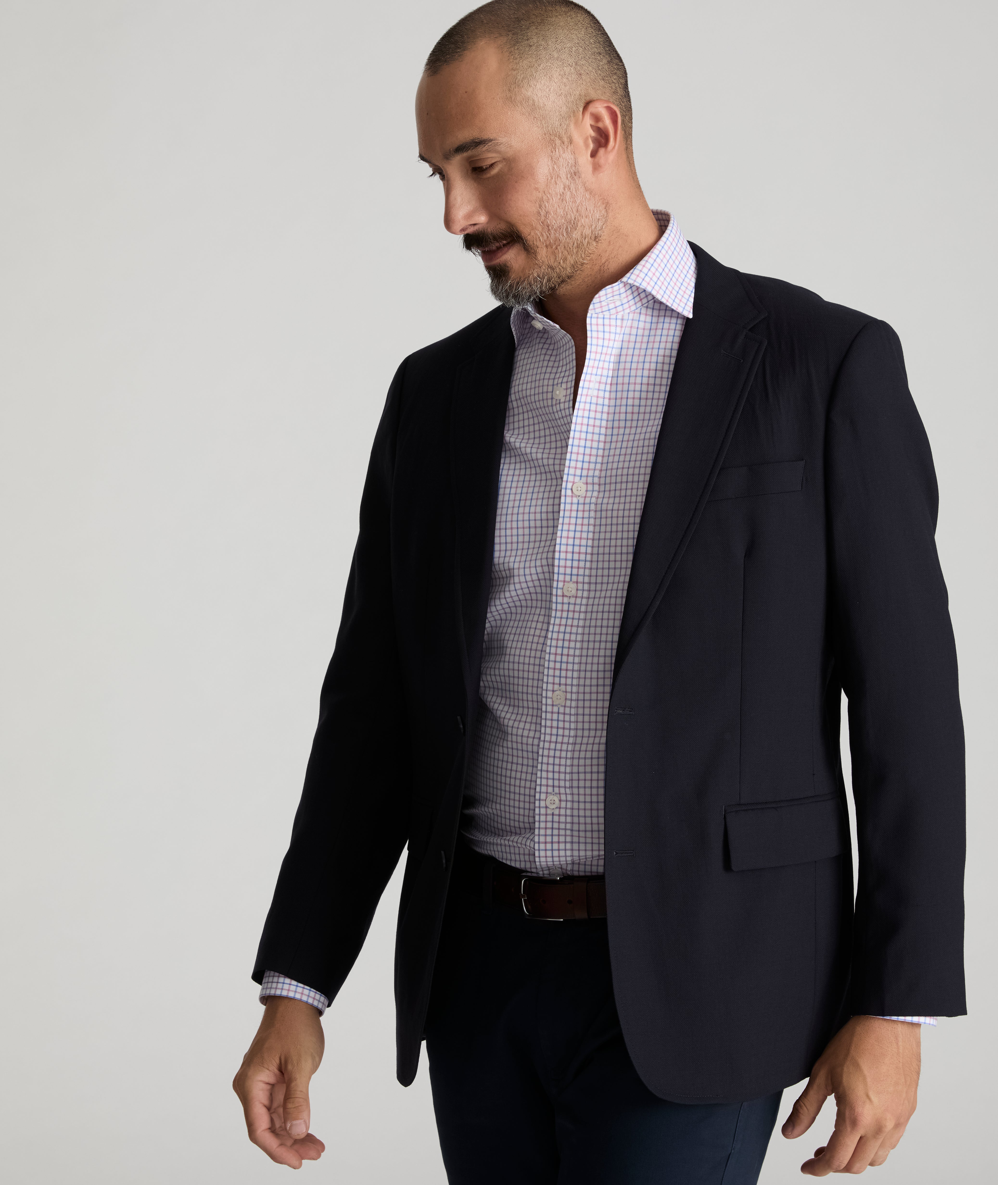 dress shirt untucked with blazer Its the question as old as timeto tuck or untuck your shirt? Heres what  we think. Are you team tuck or untuck? Let us know why!  #styletips  #tuckedinshirt #suit #blazerstyle #styleinspo #blazer