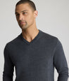 Merino Wool V-Neck Sweater