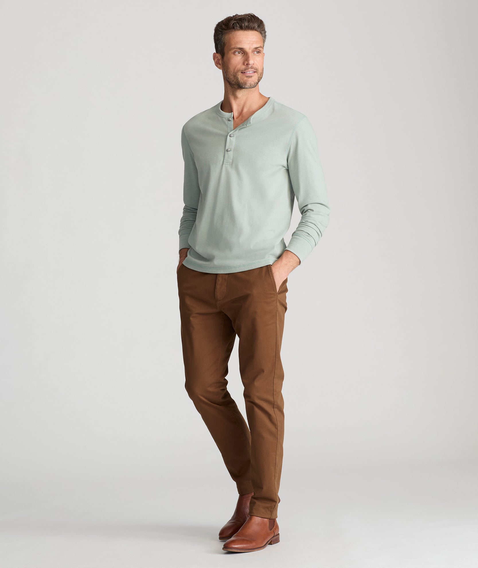 Classic Chino Pants Brown | UNTUCKit