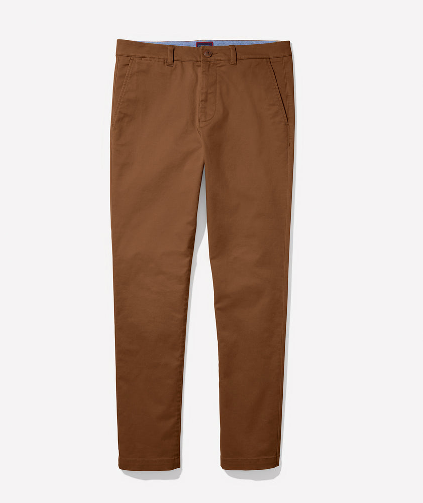 Classic Chino Pants Brown | UNTUCKit image.