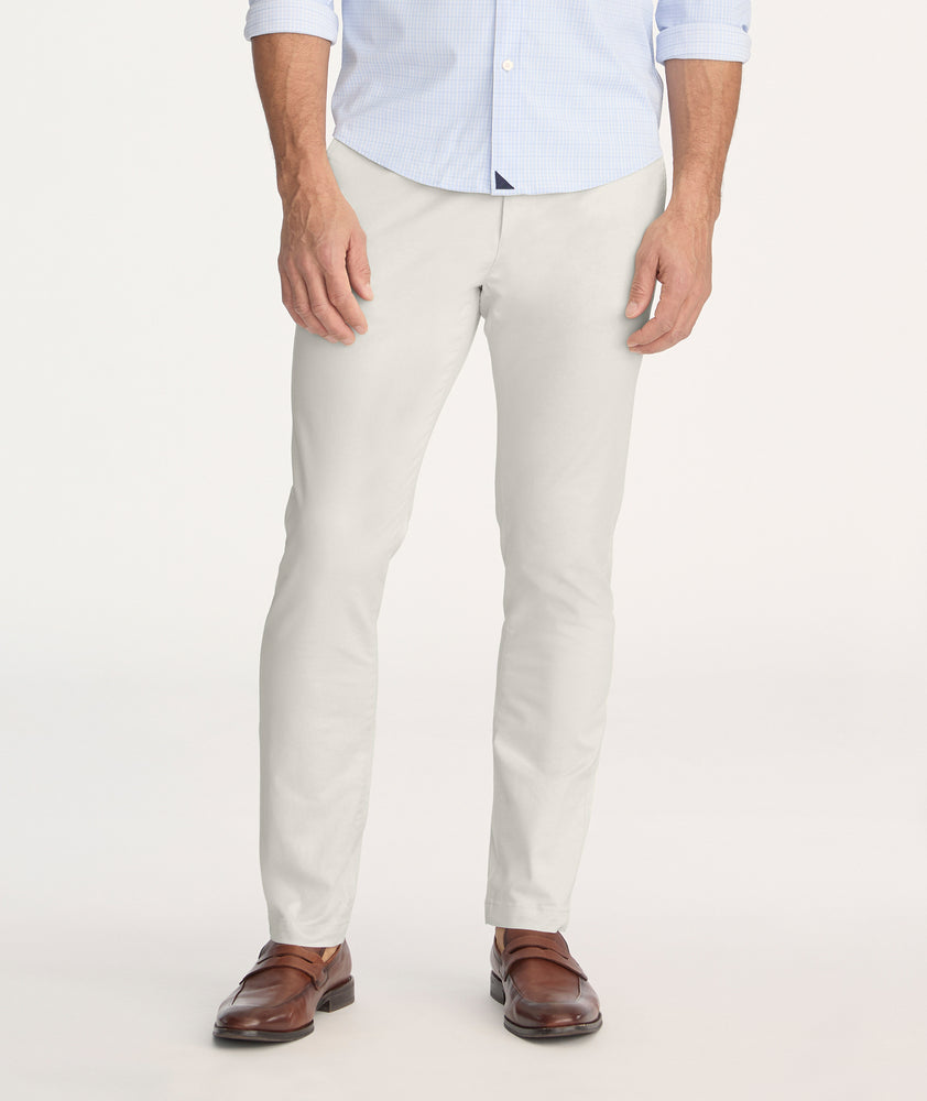 Stone Washed Cotton Chino Straight Pants main image 0