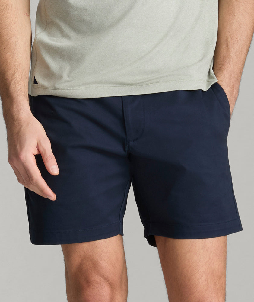 mens dress shorts 7 inch inseam Men's Performance 7" Golf Shorts: Ivory