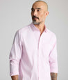 Model is wearing UNTUCKit CottonTek™ Sterling Shirt. 