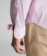 Model is wearing UNTUCKit CottonTek™ Sterling Shirt. 
