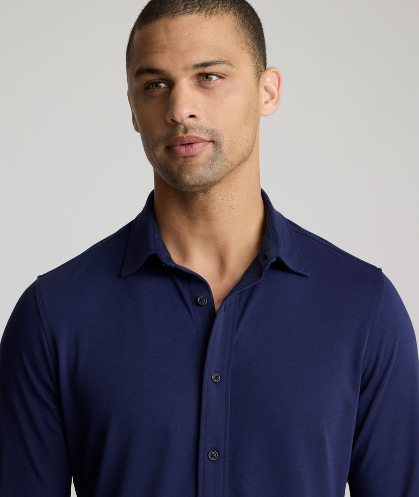 Wrinkle-Free Damaschino Button-Down