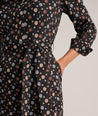 Model is wearing UNTUCKit Stretch Cotton Sydney Shirt Dress.