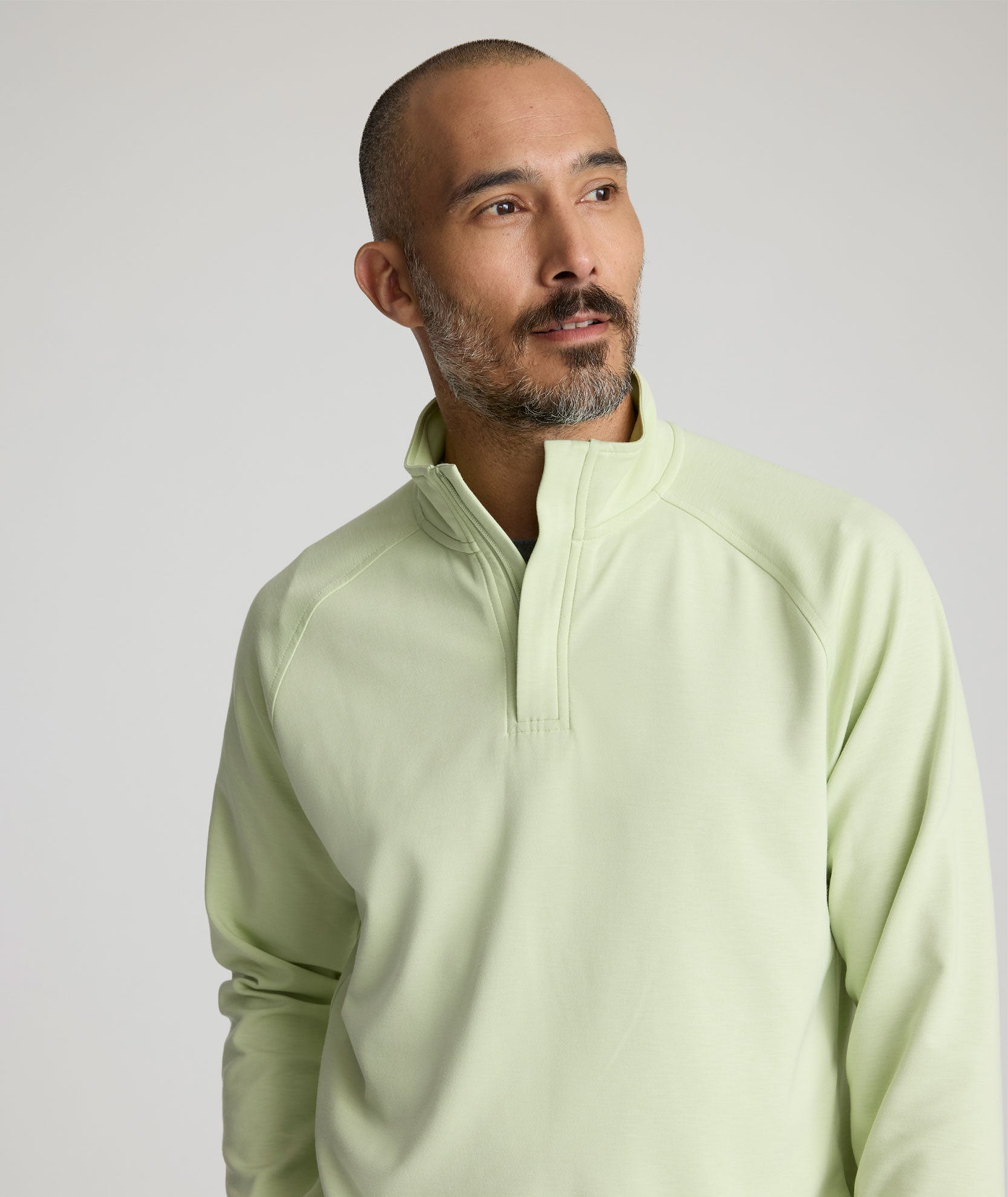 Performance Mason Quarter-Zip Mint Green | UNTUCKit