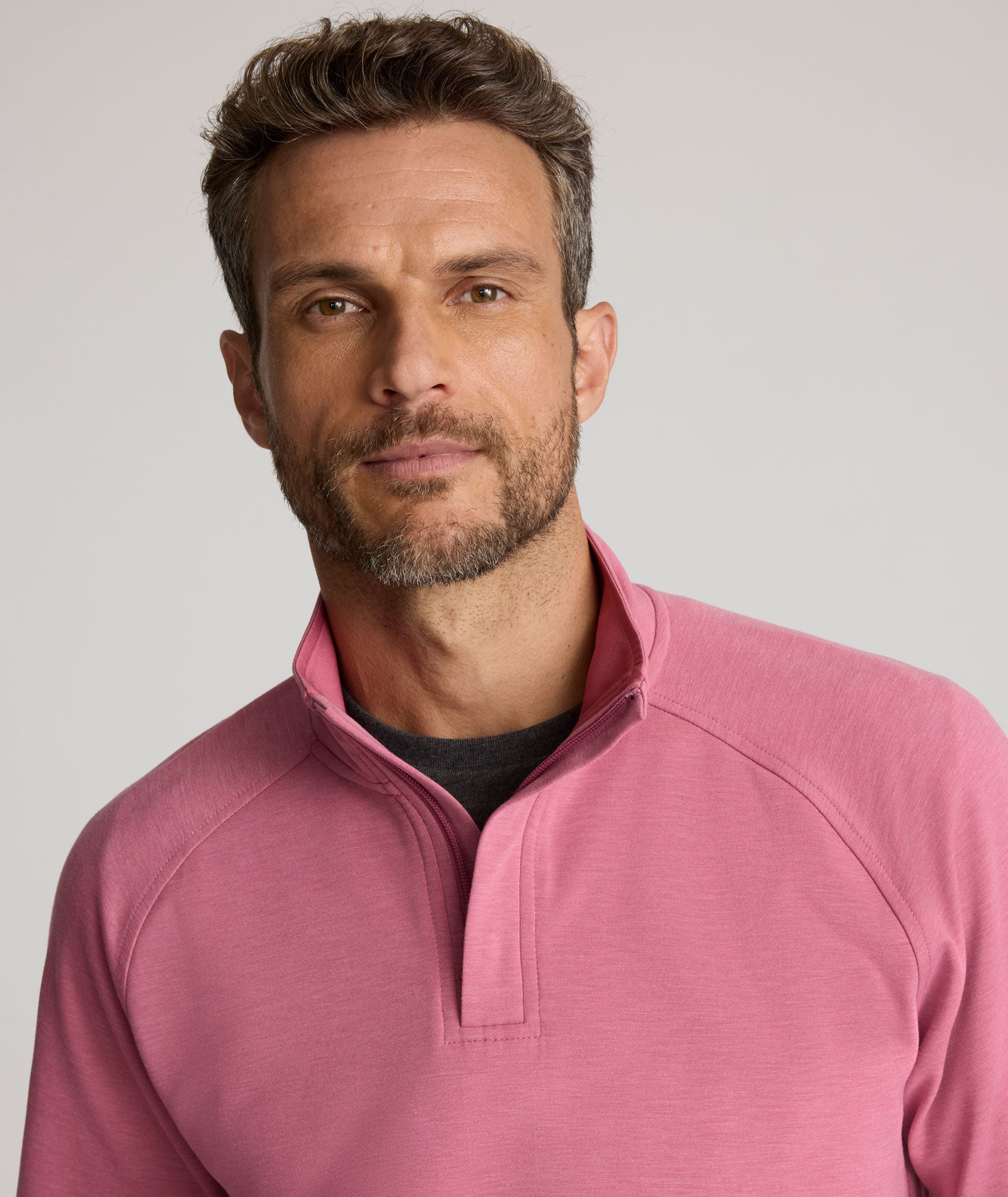 ZB1 アンコン MD ROSE QUARTER ZIP-UP Ready Or Not Waffle Quarter Zip Pullover - (Dusty Rose) – Jadelynn