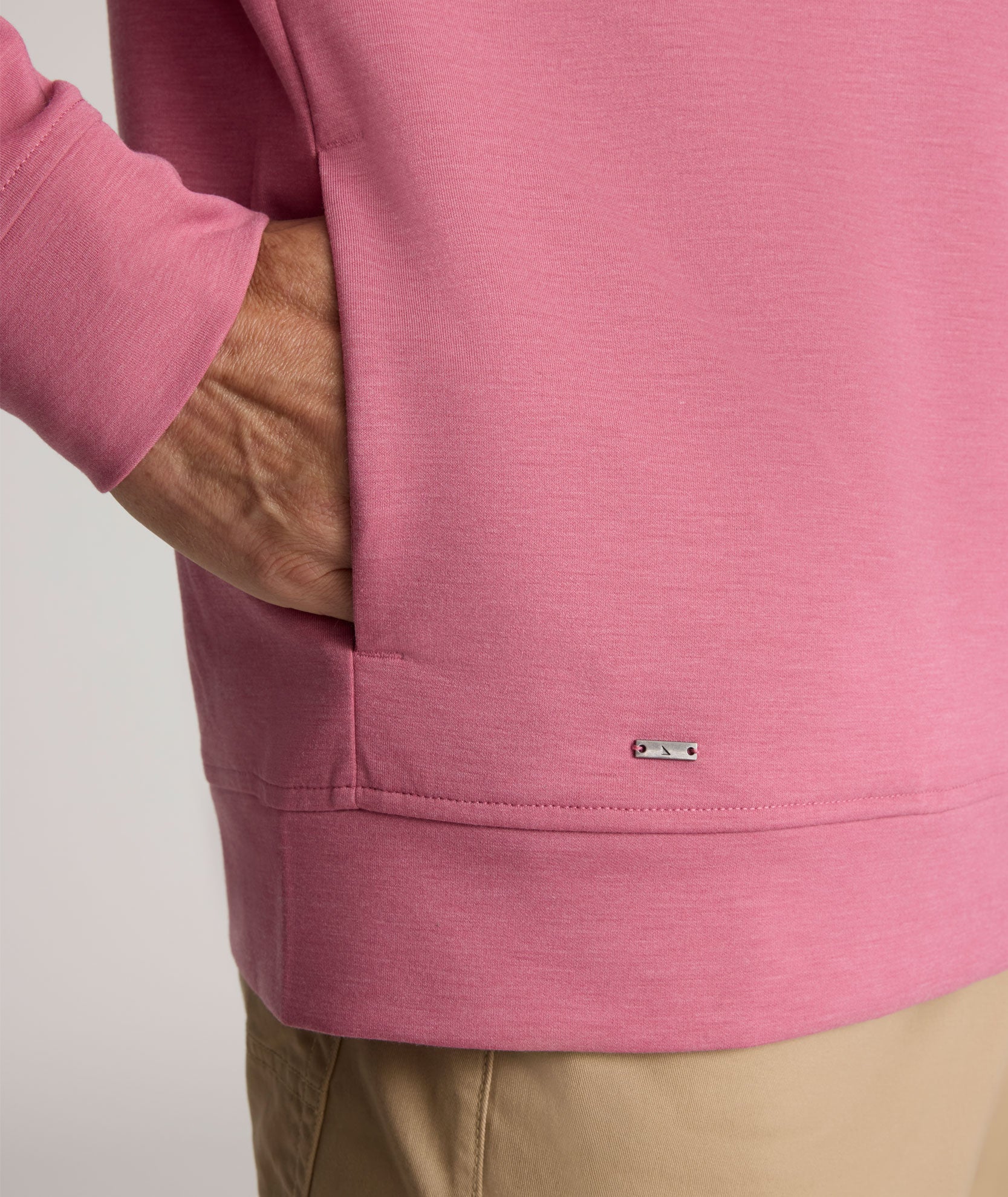 Performance Mason Quarter-Zip Raspberry | UNTUCKit