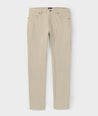 Model is wearing UNTUCKit 5-Pocket Performance Tech Pants in Tan.