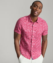 Linen Short-Sleeve Turner Shirt - FINAL SALE