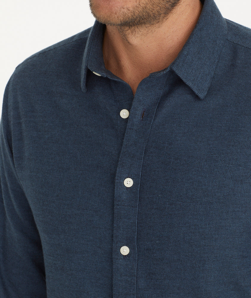 Wrinkle-Free Veneto Shirt Solid Teal | UNTUCKit